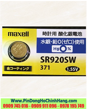 Maxell GOLD SR920SW-Pin 371